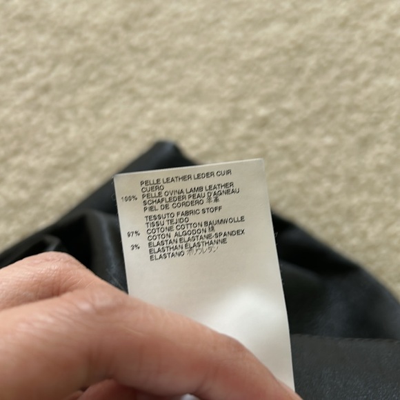 Maison Martin Margiela MM6 black leather pants size 38 - Picture 6 of 8